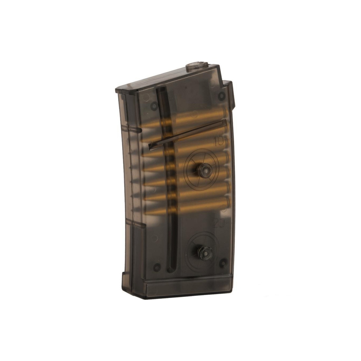 Double Eagle Translucent 40 Round Magazine with Dummy Rounds for M82 LPAEG Airsoft Gun Airsoft